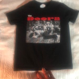 THE DOORS band- short sleeve tshirt - fits like 2T